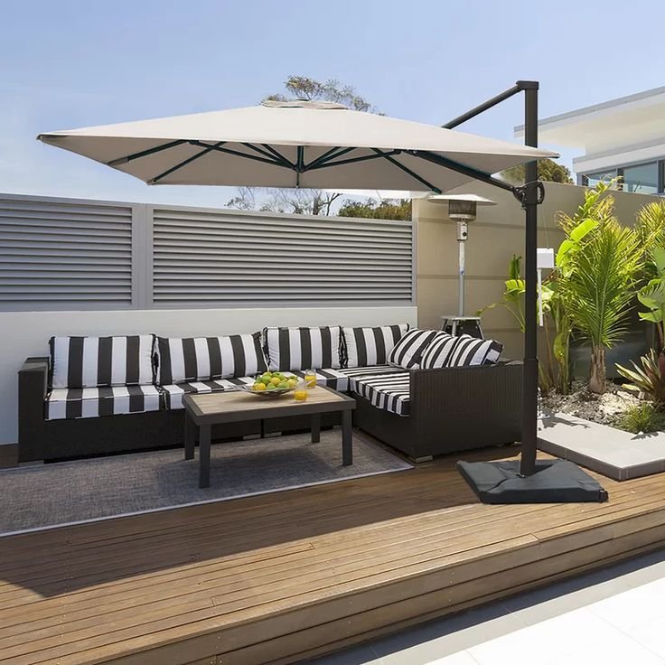 Parasols Cantilever Patio Garden Umbrella
